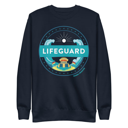 Bondi Rescue Ocean Design Unisex Premium Sweatshirt